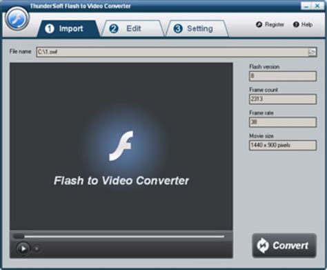 ThunderSoft Flash to Video